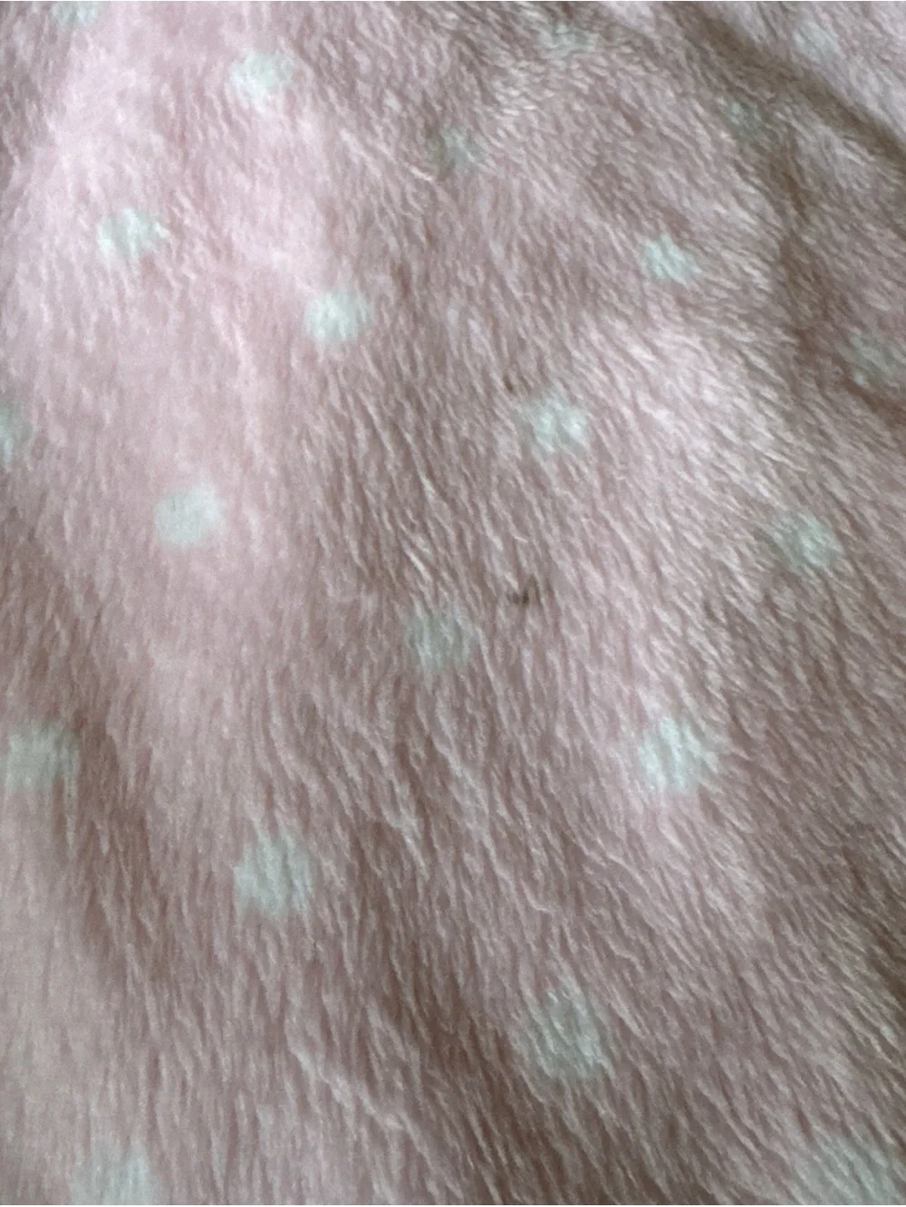 Cloud Island Security Blanket Lovey White Plush Bunny Rabbit Pink Polka Dot Soft